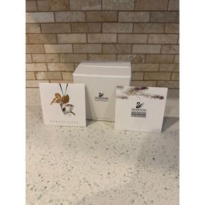 Swarovski Angel Ornament 1999, Classic Gold Hanging Religious Ornament